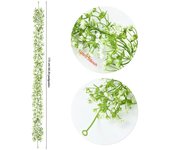 175cm Artificial Baby Breath Flowers Rattan Garland Plastic Fake Plant Gypsophila Flower Vine For Wedding Arch Home Garden Decor