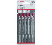 Hoja de sierra de calar T 302 H Clean for PVC | BOSCH 2608667448