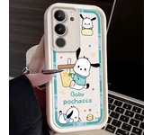 Pochacco Hello kitty Kuromi For Samsung Galaxy S24 S23 S22 S21 S20 Ultra Plus S10 Lite 5G Eye Ladder phone case