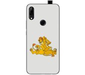 Tumundosmartphone Funda Gel Tpu para Huawei P Smart Z diseño Leones Dibujos