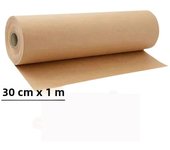 # 1 Roll 30cm x 1/2/3m of Kraft Paper Roll for Gift Wrapping Moving Packing Brown Paper Roll for Painting