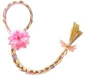 Little Girls Headband Elsa Wig Braid Rhinestones Cosplay Weaving Braid Rapunzel Jasmine Princess Party HairHoop Hair Accesorries