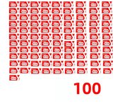 100pcs 50pcs 30pcs Stainless Steel Razor Blade Vintage Manual Razor Double-sided Blade T-shaped Men Razor Replaceable Blade