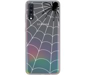 Tumundosmartphone Funda Gel Transparente para Samsung Galaxy A70 diseño Araña Dibujos