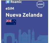 Roamic eSIM Nueva Zelanda para Viajeros - eSIM para Nueva Zelanda - Datos Móviles en 5G/4G y Conexión de Alta Velocidad. Evita Pagar Gastos de Roaming