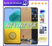 6.7'' AMOLED For Samsung A71 4G A715 LCD Display Touch Screen Digitizer Assembly SM-A715F/DS A715F A715W Display With Frame