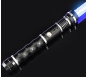 REikirc 2 in 1 Lightsaber 15 Colors 17 Pixel Light Effects Light Saber Metal Laser Sword Rechargeable Toys Party Luminous Swords