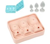Bandeja de cubitos de hielo de silicona con forma divertida para adultos, ideal para whisky, cócteles, brandy y jugos, ideal como regalo para fiestas.