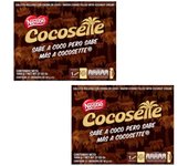 lote DE 2  y 1  Caja de Nestlé Caja Cocosette 1050g - Barquillos de Oblea con Crema de Coco