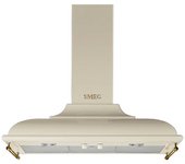 Campana Cortina Smeg KC19POE 90cm Crema smeg  Hornos Placas y Campanas SMEG 8017709211752