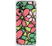 Funda Silicona Antigolpes para Oppo A16 / A16s diseño Flores 02 Dibujos