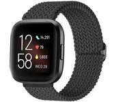 Strap for Fitbit Versa3 4 Band Braided Solo Loop Adjustable Wristband Bracelet for Fitbit Versa Sense/Sense2 Sports Watchband
