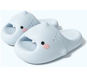 Gran oferta 2025, verano, nuevas y bonitas zapatillas de tiburón para niños, sandalias de verano para niños y niñas.