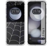 Funda Silicona Transparente para Samsung Galaxy Z Flip 5 5G diseño Araña Dibujos
