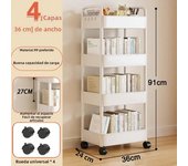Mobile Storage Trolley Organizer Household Snacks Shelves Bedroom Multi-Layer Storage Racks Living Room Kitchen Cart with Wheels