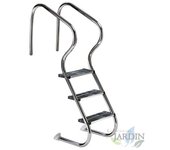 Suinga Escalera Acceso Fácil para Piscina - 4 Peldaños de Acero Inoxidable AISI-316L