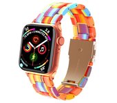 Resin Strap for apple watch band 40mm 45mm 44mm 41mm 42mm 38 watchband bracelet apple watch series 6 SE 7 8 9 ultra 2 band 49mm
