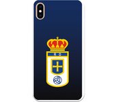 Funda original compatible con iPhone XS Max - Real Oviedo Escudo Fondo degradado - TPU MATE