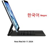 AJIUYU Magic Keyboard For New iPad Air 11 2024 air 11 Inch M2 Air 6th Gen Smart Cover Magnetic Portuguese Spanish Arabic French