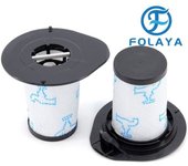 2 Filtros FOLAYA Para Aspiradoras Rowenta Air Force 460 All in One RH92xx y Rowenta Air Force Flex 560 RH94xx, reemplaza ZR0090