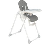 Olmitos – Trona bebe ligera multi posiciones – Asiento regulable con bandeja extraíble – Incluye ruedas y fácil plegado – Asiento acolchado y cómodo con textil anti manchas