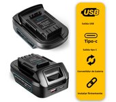 Adaptor for Makita 18V battery convert for  DEWALT 20V Batteries Power Tool Accessories Replaces DCB205 PD QC3.0  22.5W