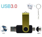 USB 3.0 Pen Drive OTG 3 IN 1 Type-c 3.0 Usb Flash Drive 8GB 16GB 32GB PenDrive 64GB 128GB Flash Usb Memory