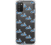 Tumundosmartphone Funda Silicona Antigolpes para Samsung Galaxy A02s diseño Scooter Dibujos