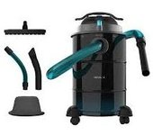 Cecotec 983 Conga Ash 6000 EasyGo Home XL Aspirador de cenizas y de pelets Conga Ash 6000 Easy Go Home XL de 30L 1500 W de potencia y sencillo transporte gracias a sus ruedas y su asa de transporte