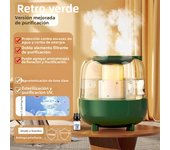 New 5L large capacity humidifier usb double fog spray low noise home bedroom office night light essential oil diffuser