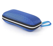 Portable Glasses Case For Women Men Sunglasses Box With Lanyard Zipper Eyeglass Case Cover Protector