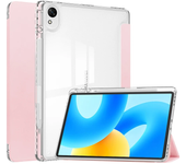 For Huawei Matepad SE 11 11.5 S 2024 Huawei 12X 2024 Back Case PU Leather Clear Stand Cover Fashion Shockproof with Pen Holder