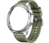 Silicone Strap+PC Hard Case for HUAWEI WATCH GT4 46mm Sport Band Screen Protective Case Bumper for Huawei GT4 Bracelet Belt