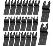 20 hojas de sierra oscilantes universales para metal y madera, multiherramientas compatibles con 35 mm