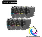 Brother LC-421 XL Pack 8 o unidad suelta. Compatible para impresoras Brother. Genérico de alta capacidad y calidad.