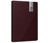 AGENDA 2025,DIA PAGINA,15CMX21CM,TAPA PU EXTRA DURA,COLOR negro rojo burdeos marron azul marino,cm,FESPU