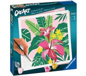 RAVENSBURGER CREART KIT PINTURA FLORES TROPICALES, 23728, TIENDA CON LICENCIA OFICIAL