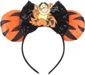 Newest Disney Mickey Mouse Ears Headband Kid Adult Festival Party Sequins 5" Bow Headband Women Baby Girl Party Hair Accessories