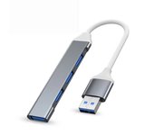 USB C HUB 3.0 Type C Extender 4 Port Splitter Adapter OTG Docking Station For Phone Macbook Pro 13 15 Air PC Laptop Computer Hub