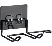 Soporte para secador de pelo, soporte para secador de pelo sin taladrar, acero inoxidable, autoadhesivo