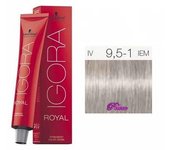 Tinte Igora Royal 9,5-1 Perla Pastel 60 ml. Schwarzkopf