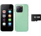 XUESEVEN X6 Mini Android Smart Phone 2.5 Inch Screen 2GB RAM 16GB ROM Dual SIM Slot WIFI Hotspot 3G Small Mobile Phone WhatsAPP