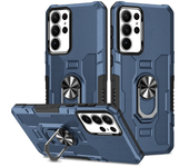 Rugged Heavy Armor Shockproof Case for Samsung Galaxy S25 S24 S23 Ultra Plus FE Magnetic Ring Holder Otter Protector Box Cover