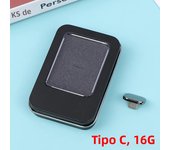 Hot 1PC Mini Short Car U Disk Pendrive USB2.0 Type-C Short UDP Udisk Chip  Flash Drive Memory Stick Built-in Music 16 32GB