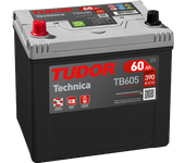 Batería de coche Tudor TB605 Technica. 12V - 60Ah/480A (EN) Caja D23