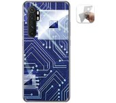 Tumundosmartphone Funda de Gel TPU Personalizada Xiaomi Mi Note 10 Lite Diseño Circuito