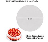 Diameter 10-33CM Available Circle Cardboard Base Golden or Silvery Coated Round Cake Board Cake Decorating Supplies Dessert Tray