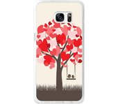 Tumundosmartphone Funda Gel Tpu para Samsung Galaxy S7 Edge Diseño Pajaritos Dibujos