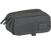 Portatodo Triple Safta 21,5 x 10 x 8 cm Gris