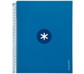 Cuaderno A4 Antartik 120 Hojas | Liderpapel - Cuaderno Cuadrícula 5mm - Varios Colores